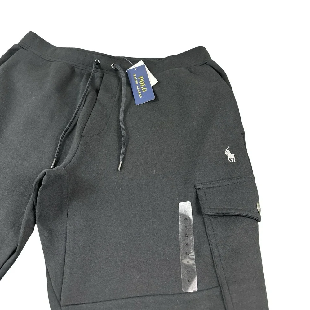 Polo Ralph Lauren Black Cargo Mens Jogger Stretch Pant Size XL NWT